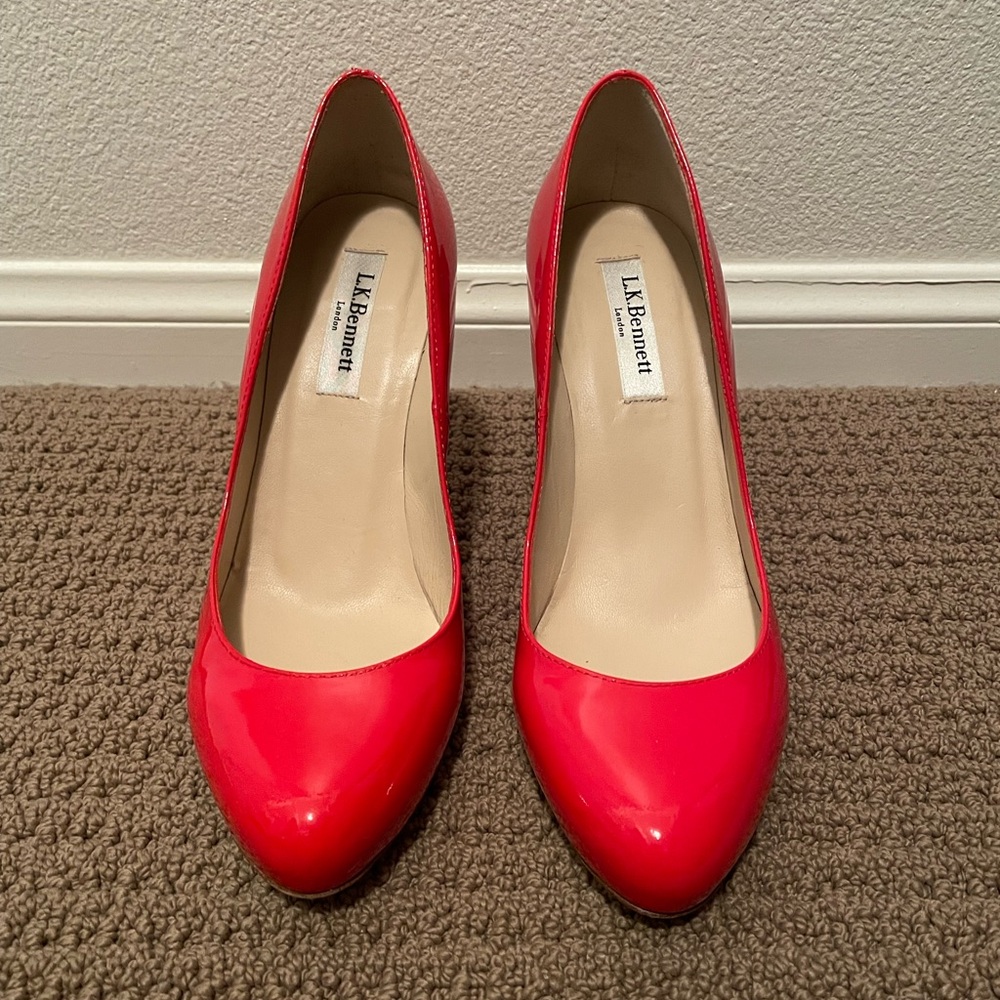 LK Bennett Pumps - Cardinal red